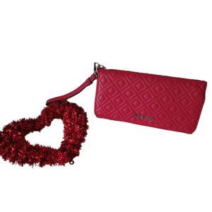 Enzo Angiolini Red Tri-Fold Wallet.